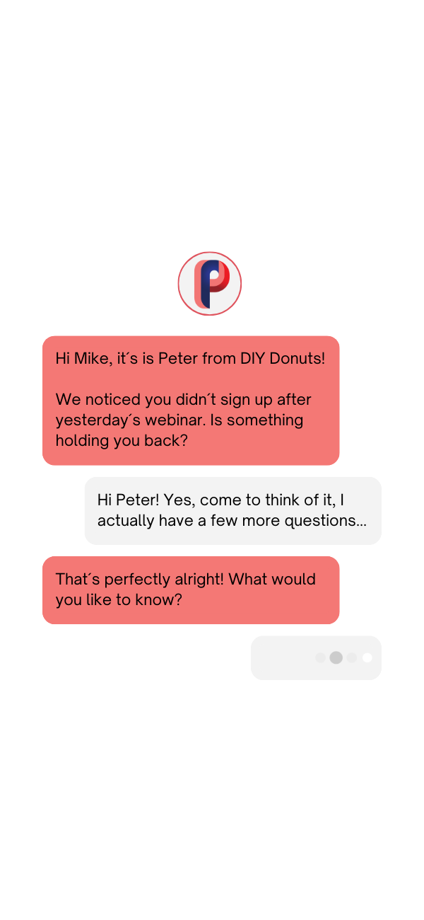 Follow-up on Info Calls or Webinars